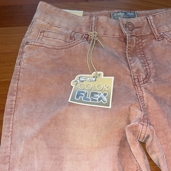 Indigo Rein junior girls Color Flex midrise skinny corduroy pants Size 7 - Picture 4 of 13